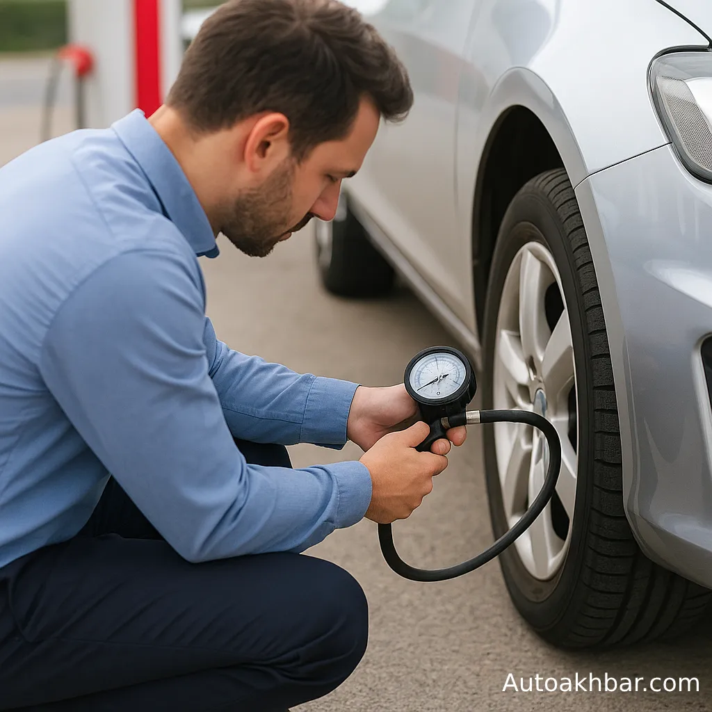 How to Improve Car Mileage in Summer : Driver adjusting air conditioning in a car to maintain fuel efficiency during summer.