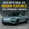 2025 BYD Seal EV front angle view showcasing hidden features