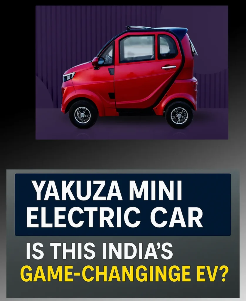 Yakuza Mini Electric Car Affordable EV indian car for middle class 
