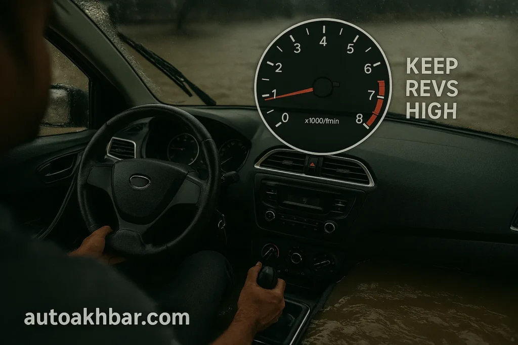 Keeping engine RPM high while driving through water – autoakhbar.com