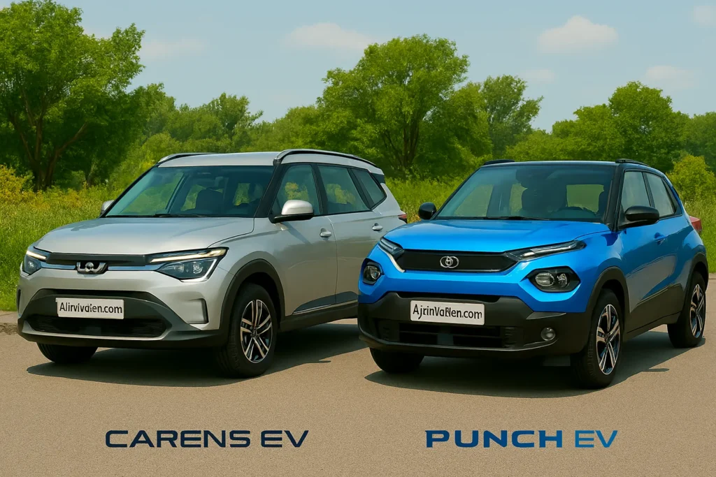 Kia Clavis EV vs Tata Punch EV size and design comparison – autoakhbar.com