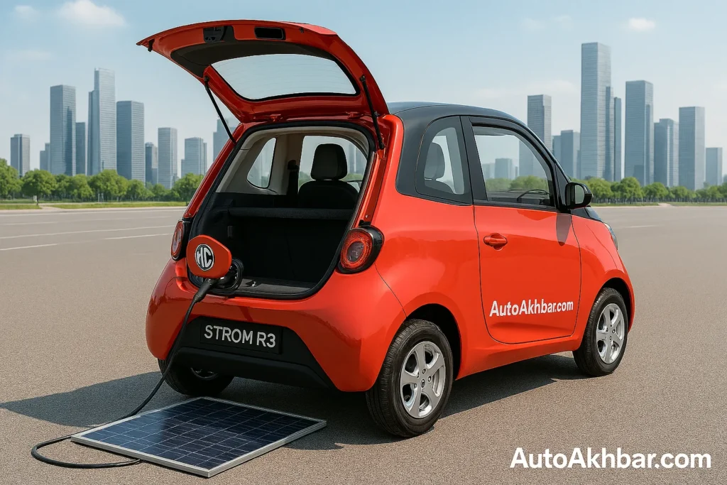Strom R3 Electric Car Boot Space and Sunroof – AutoAkhbar.com