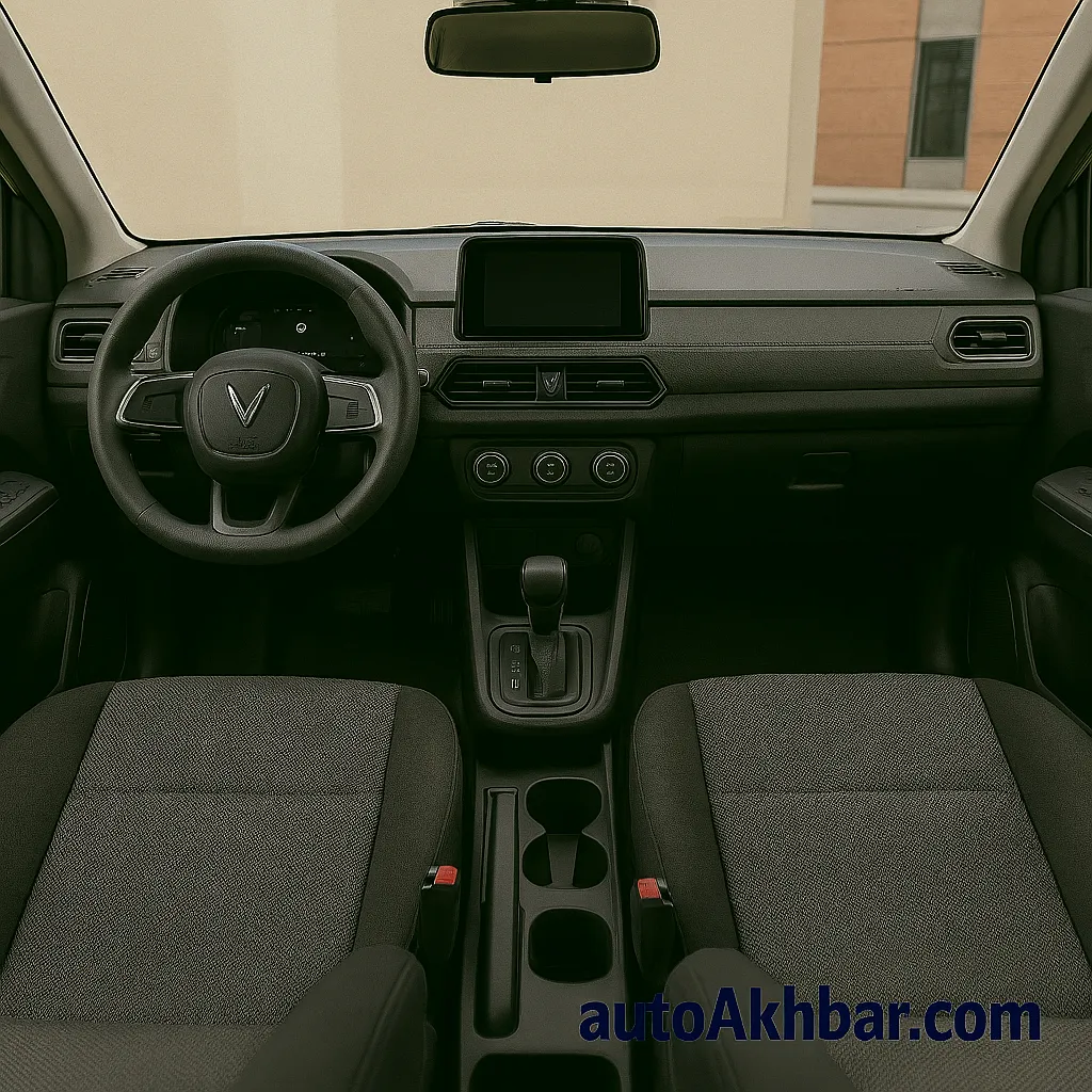 VinFast VF3 interior dashboard and seats India version