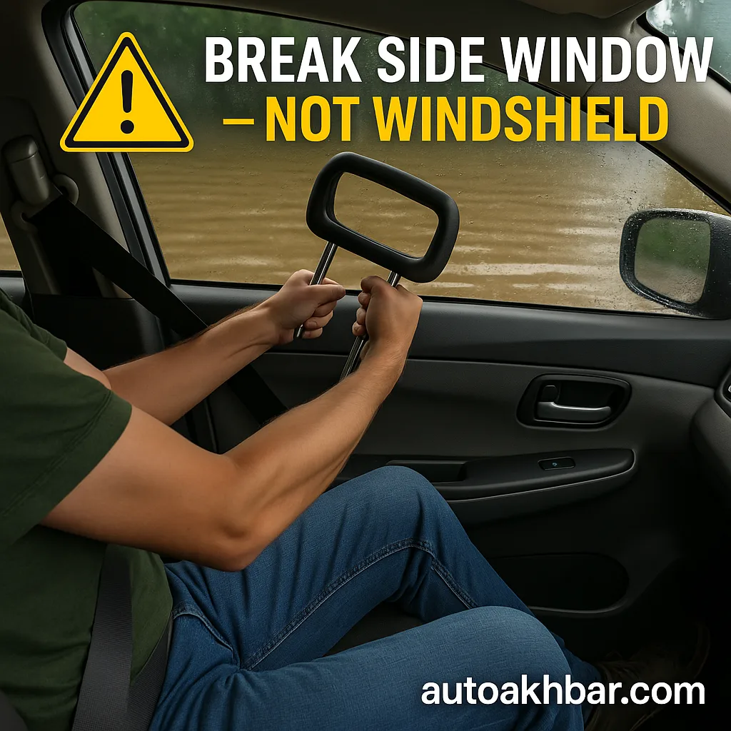 How to escape from a flooded car if doors won’t open – autoakhbar.com