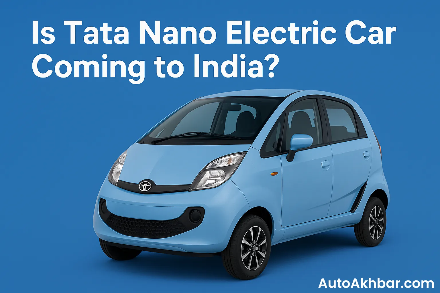 Tata Nano EV 2025 electric car concept with modern Tata design