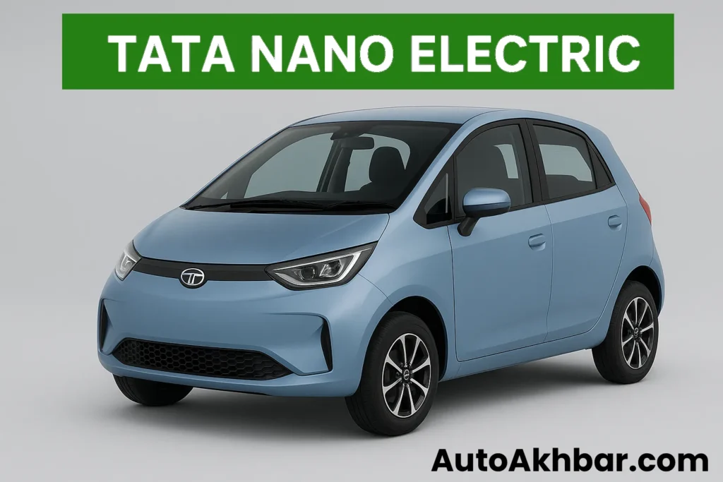 Tata Nano EV 2025 electric car concept with modern Tata design