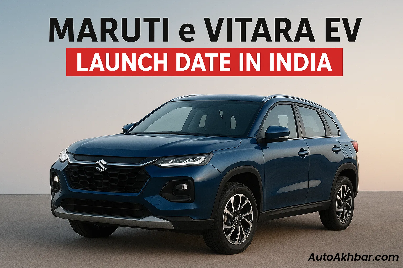 2025 Maruti E Vitara launch in India with price, mileage, and new features – Autoakhbar.com