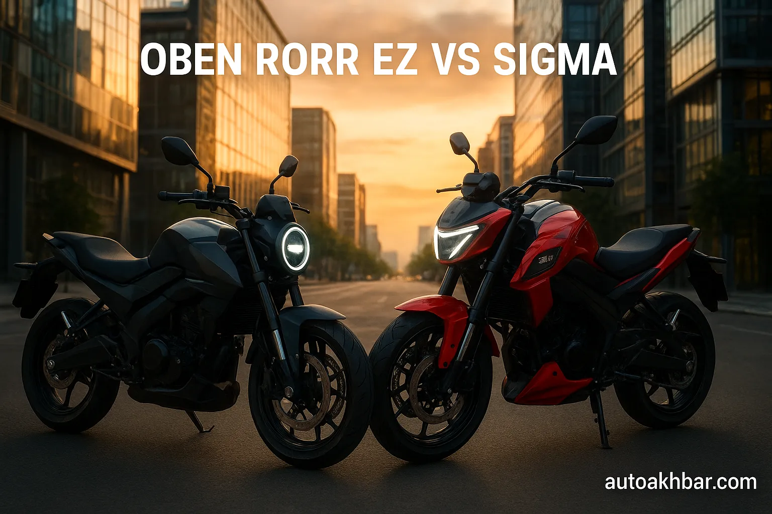 Oben Rorr EZ vs Sigma Electric Bike 2025 – Premium EV Motorcycles in India