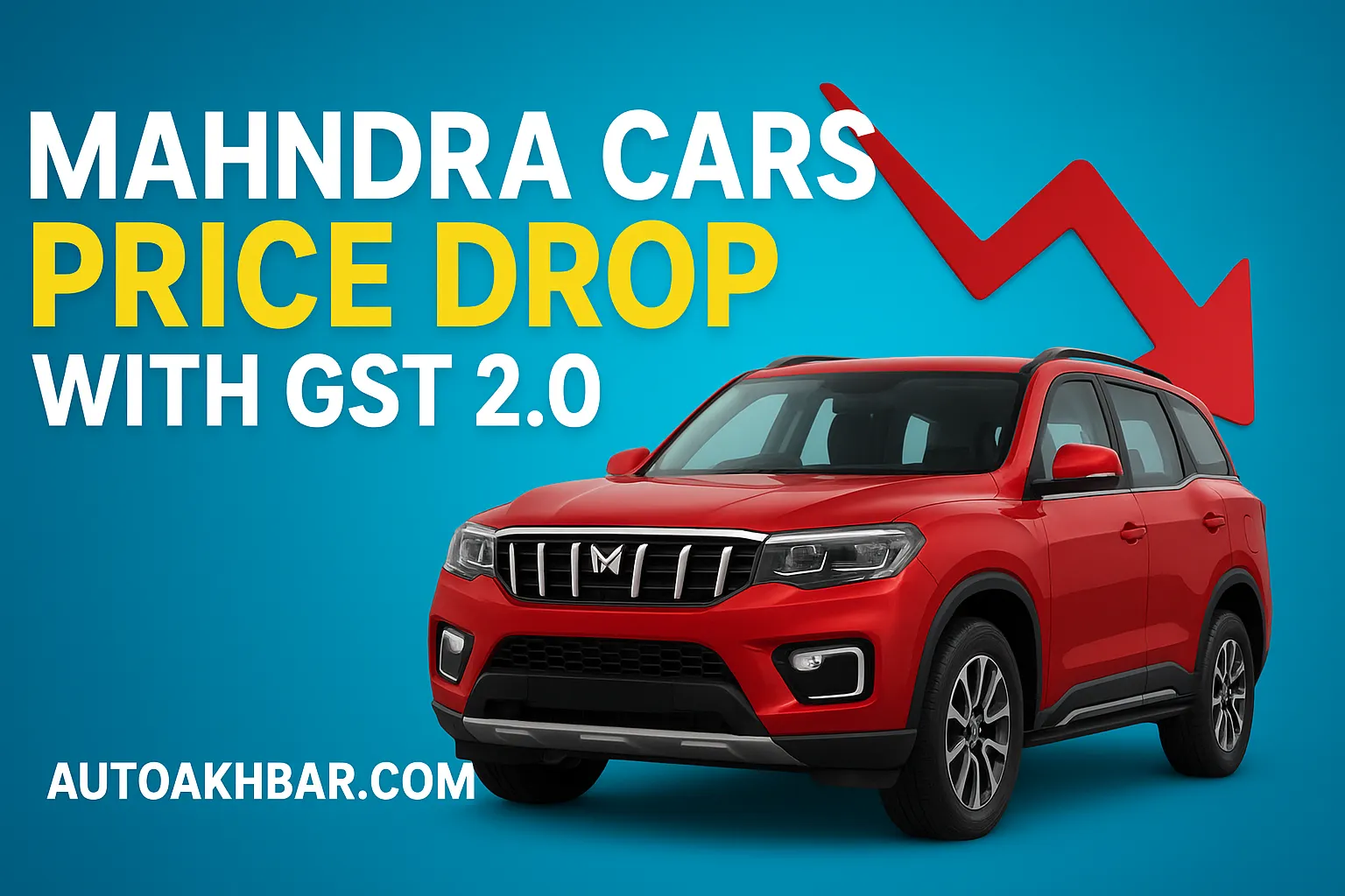 Mahindra Cars Price Drop after GST 2.0 – Autoakhbar.com