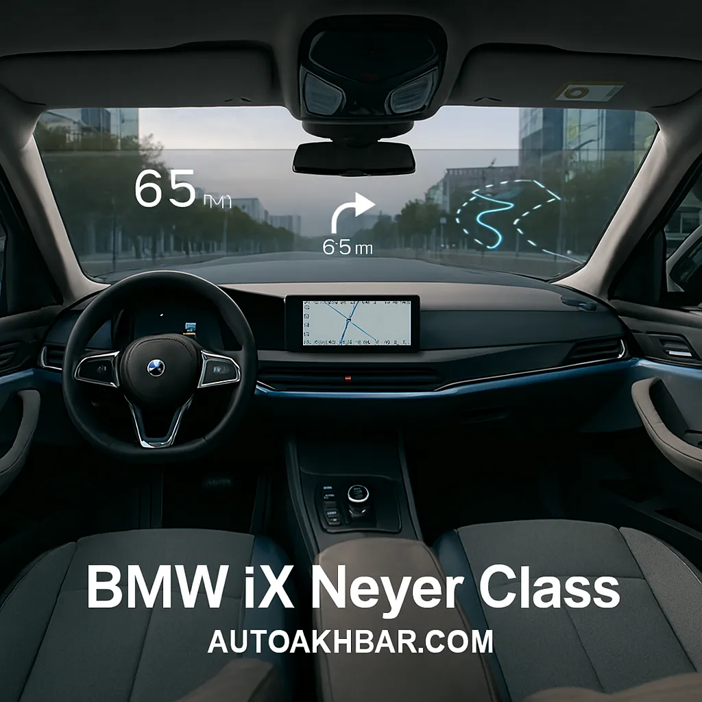 BMW iX3 Neyer Class Interior with Panoramic Vision Display