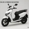 2025 Tata EV Hybrid Scooter Front and Side View – autoakhbar.com