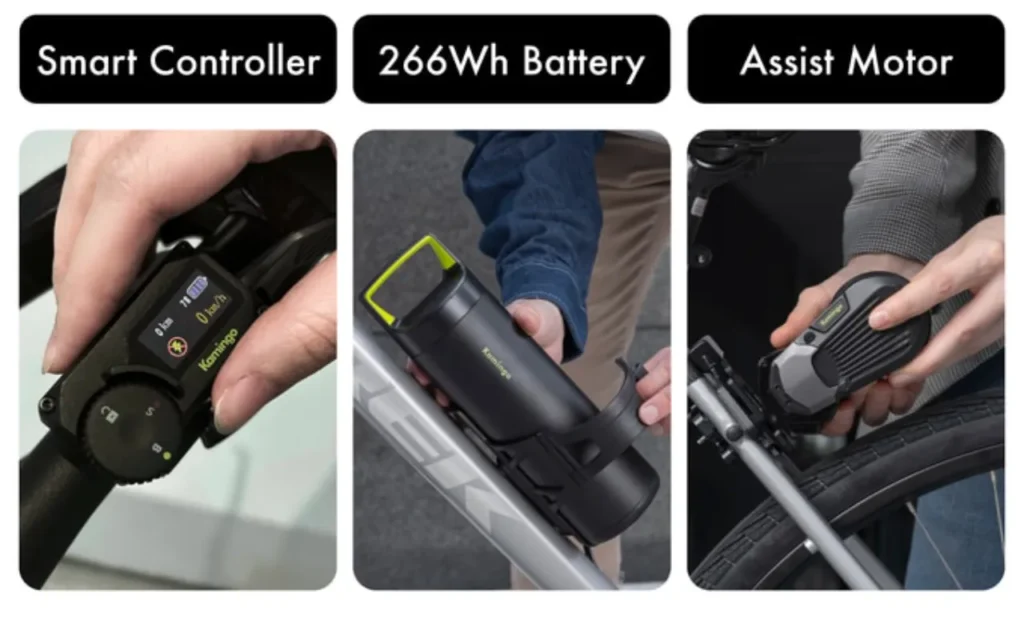 Kamingo e-bike converter 2025 – turn any cycle into a 750W electric bike