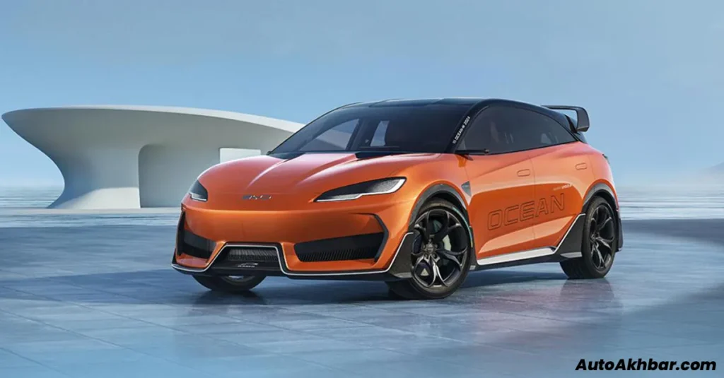 2026 BYD Ocean M electric hatchback futuristic design