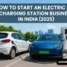 EV Charging Station Franchise setup in India showing Charging Station Business