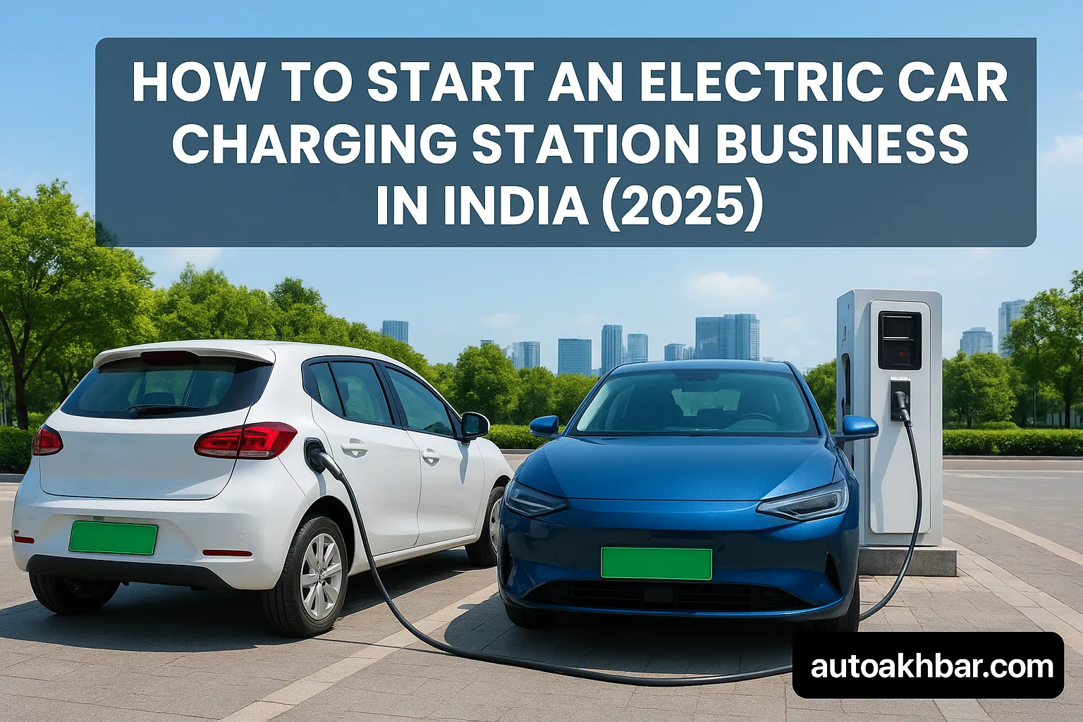 EV Charging Station Franchise setup in India showing Charging Station Business