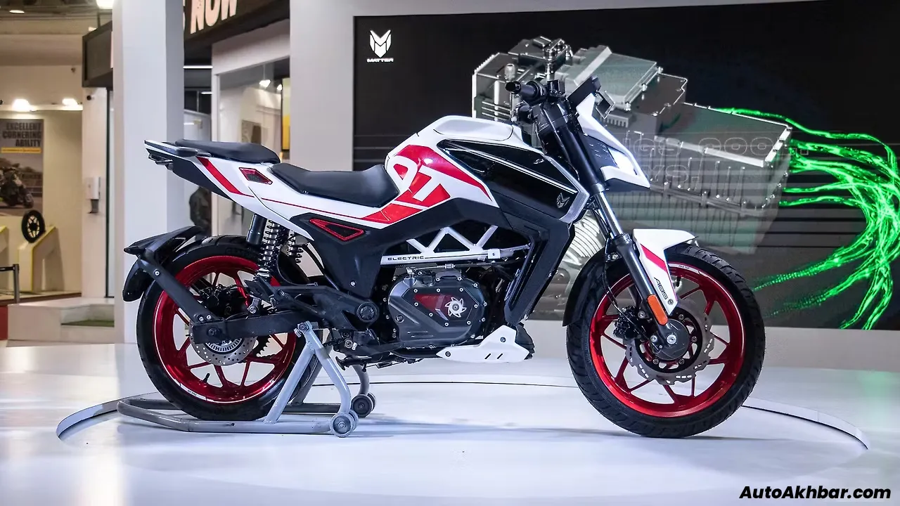 Matter EV Bike 2025 with 4-speed gearbox and liquid-cooled motor