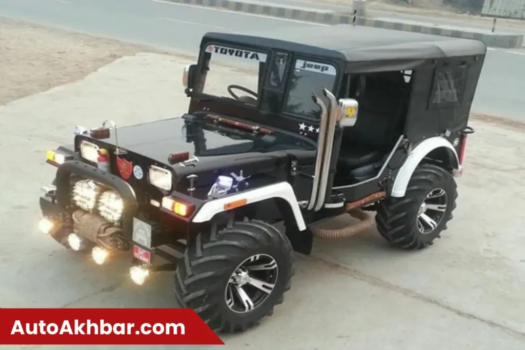 Indian jeep with toyota engine