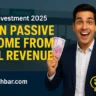 Young Indian man holding cash at a toll plaza promoting InvIT investment 2025 and passive income from toll revenue – AutoAkhbar