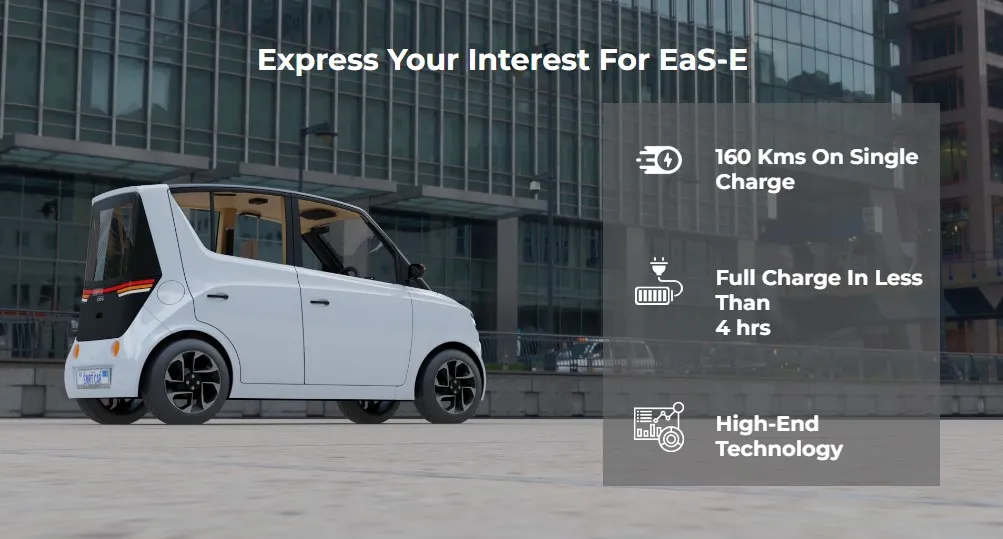 PMV Electric Car EaS-E 2025 model Features