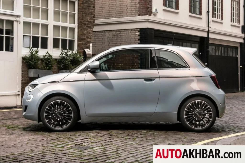 A modern hybrid car showcased outdoors with clean design, used for automotive review on AutoAkhbar.com