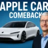 Apple Car Concept with Tim Cook and AutoAkhbar Branding
