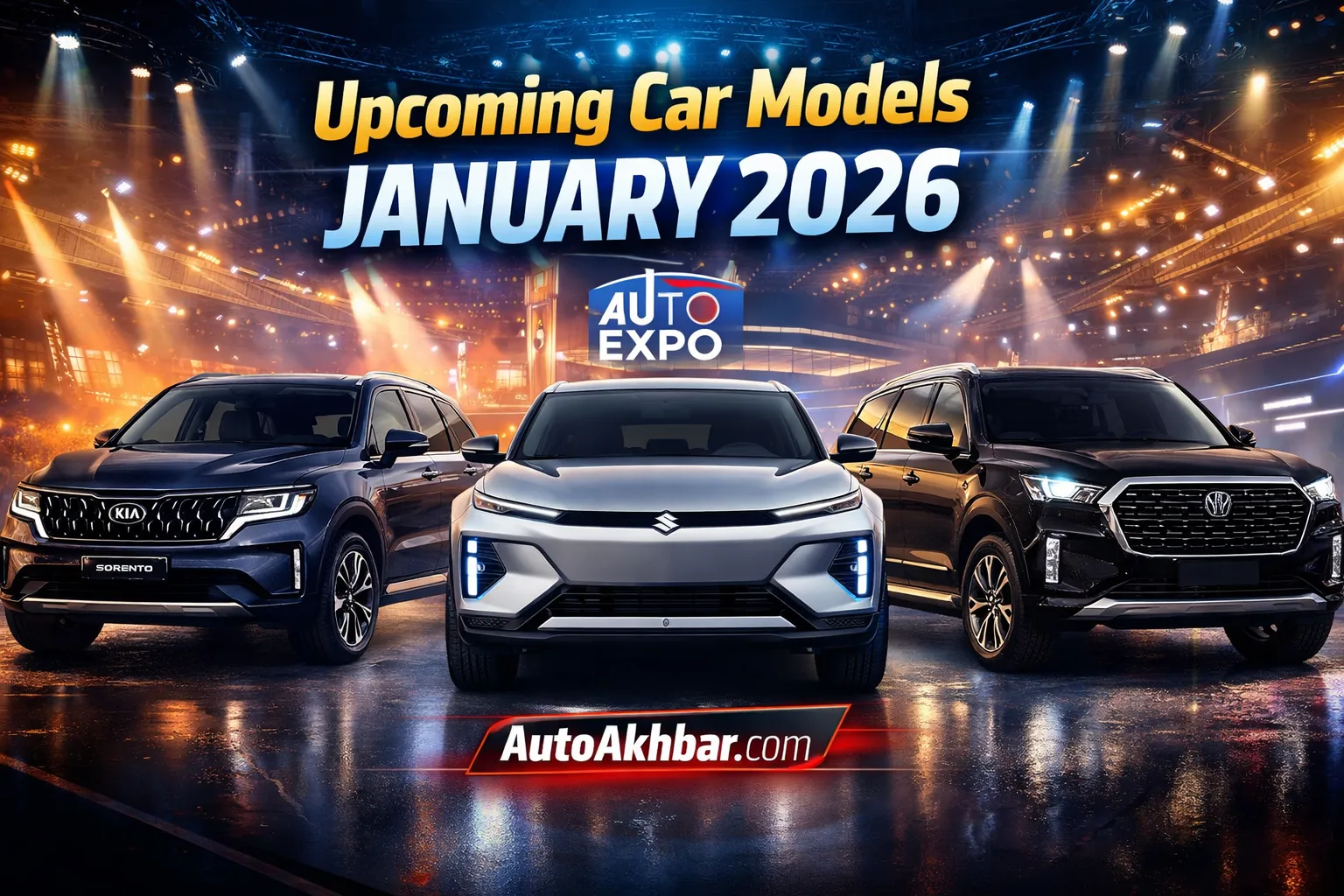 Upcoming car models January 2026 in India showcased at Auto Expo with SUVs and EVs – AutoAkhbar