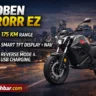Oben Rorr EZ electric bike with smart features in Indian city environment