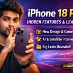 Apple iPhone 18 Pro AI chip and satellite internet feature visual showing A20 processor and global connectivity
