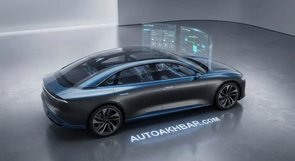 Samsung Car 2026 S Auto1 concept design with AutoAkhbar branding