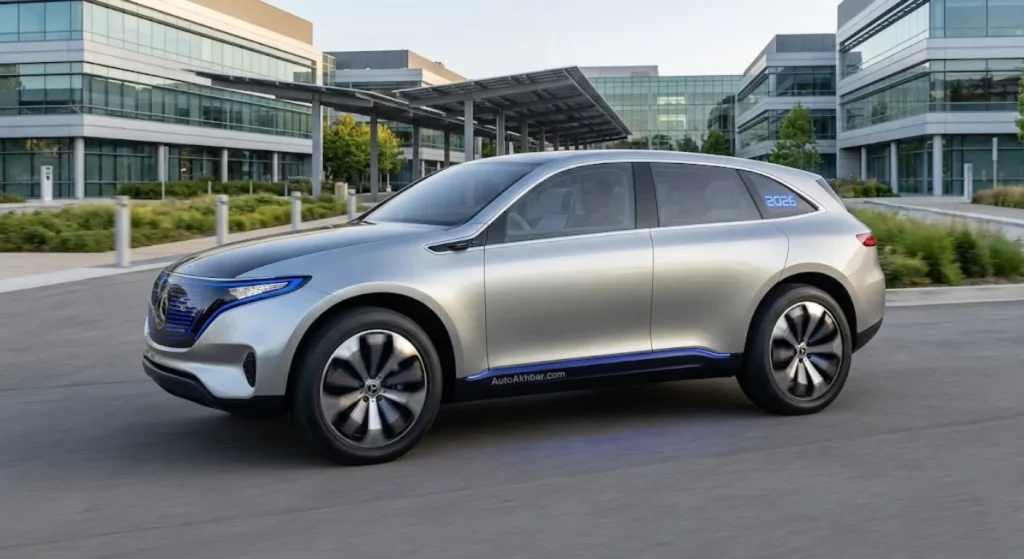 Samsung S Auto1 electric SUV 2026 concept design with AutoAkhbar branding