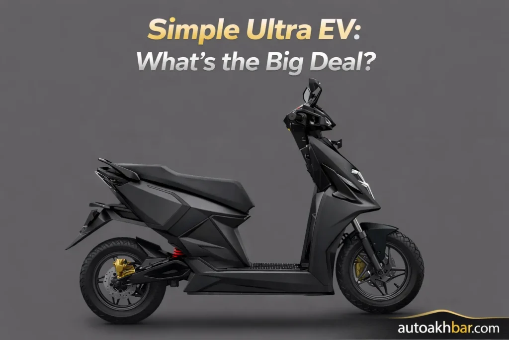 Simple Ultra EV side profile design with sharp body panels and sporty stance