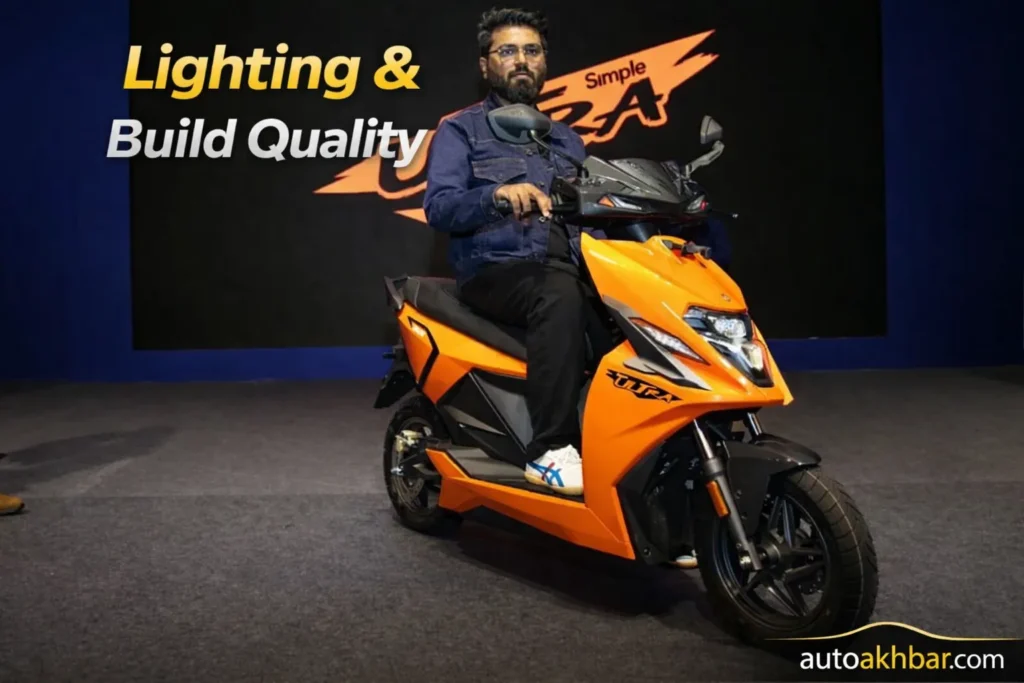 Simple Ultra EV lighting system and premium build quality showcased at launch