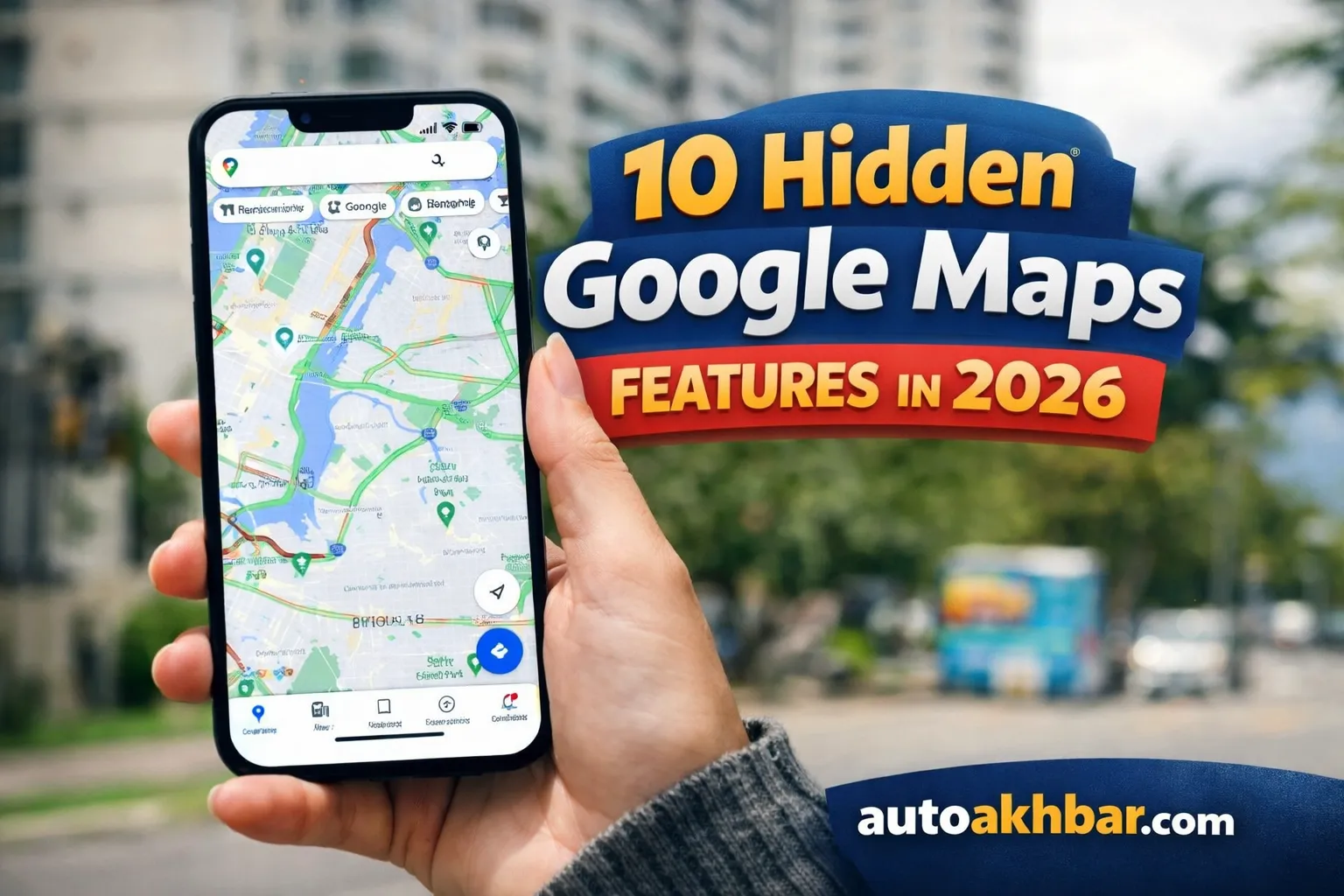 10 hidden Google Maps features in 2026 showing navigation, AI tools, EV charging, and smart travel options