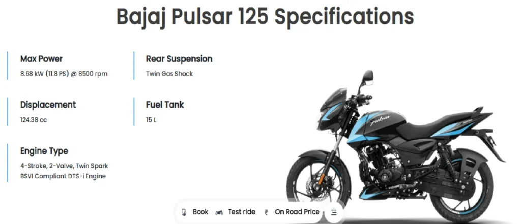 2026 Bajaj Pulsar 125 launched in India with LED headlamp, new graphics and colours, showcased at official launch event
