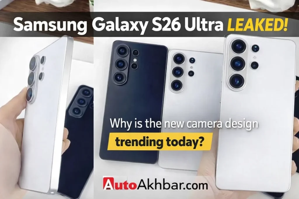 Samsung Galaxy S26 Ultra trending on Google after major design leak and first smartphone leak of 2026