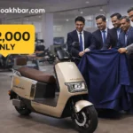 YADEA Modern EV Scooter launched in India at ₹32,000 with retro design and low seat height