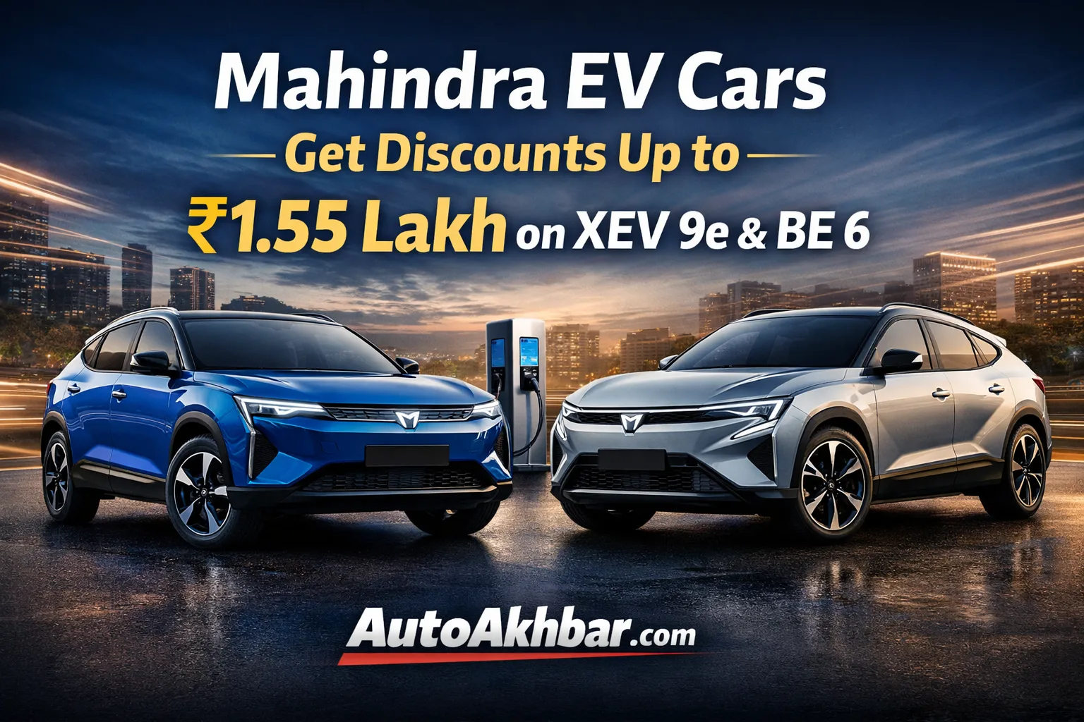 Mahindra EV cars XEV 9e and BE 6 offering discounts up to ₹1.55 lakh in India