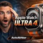 Apple Watch Ultra 4 featured image showing a shocked American tech enthusiast with the smartwatch and bold text Apple Watch Ultra 4