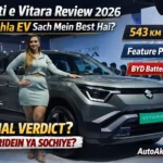 Maruti e Vitara 2026 electric SUV review with 543 km range and BYD battery concern