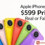 Apple iPhone Neo colorful design leak showing multiple color options with $599 price rumor