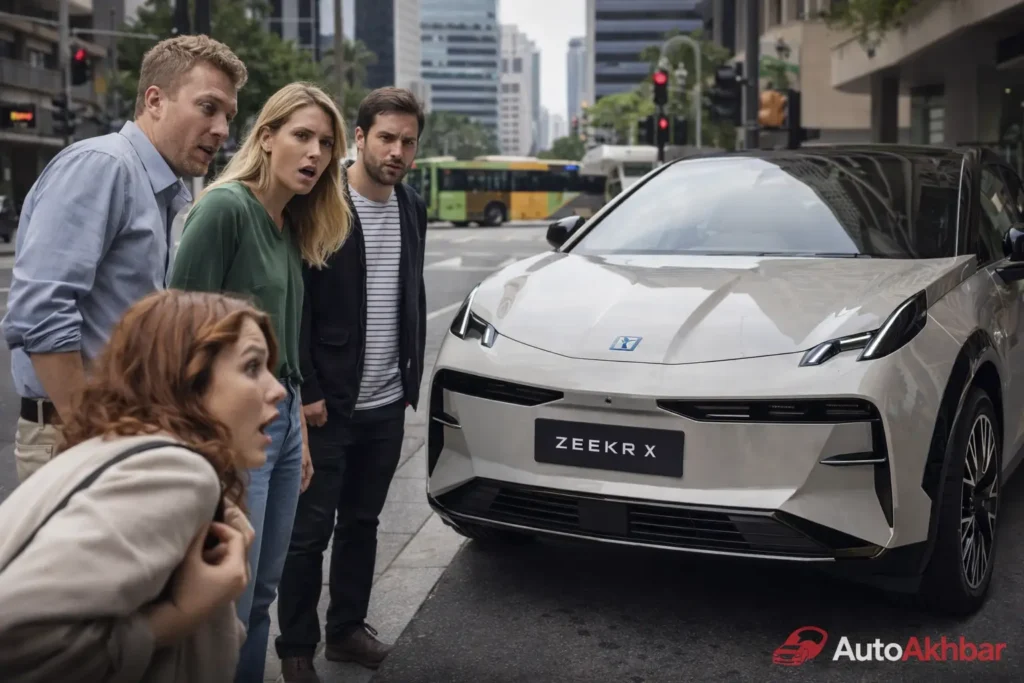 Zeekr 7X Australia electric SUV on racetrack with premium design and performance features