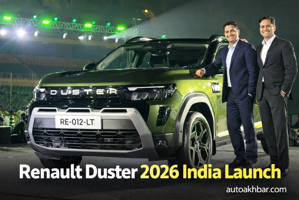 Renault Duster 2026 India launch front view rugged SUV ₹10.49 lakh