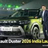 Renault Duster 2026 India launch front view rugged SUV ₹10.49 lakh