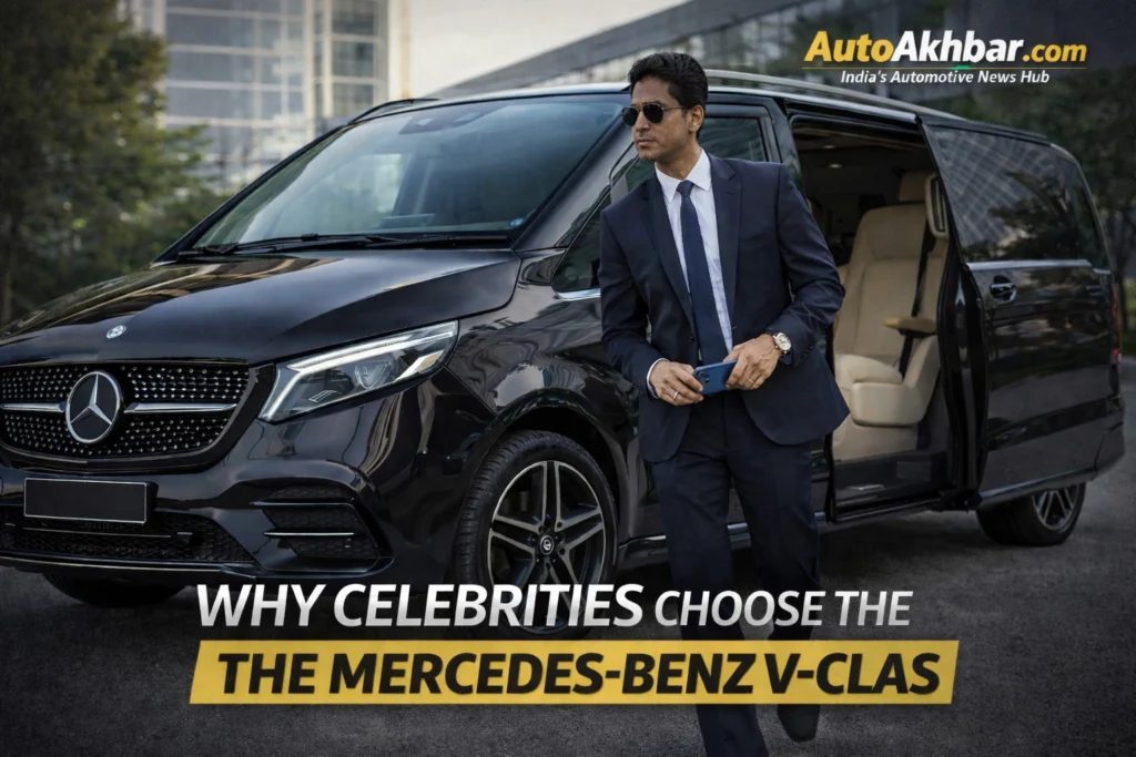 Luxury MPV executive arrival scene with premium van exterior view