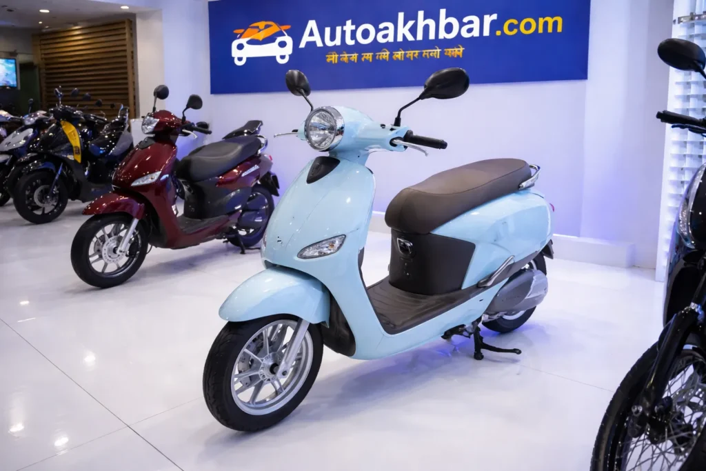 Vinfast electric scooters Evo Filss and Viper showcased during India launch with modern EV design