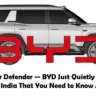 BYD Leopard 8 PHEV SUV patent design India 748 hp off-road luxury SUV