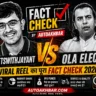 MarketsWithJayant vs Ola Electric viral reel fact check 2026 Bhavish Aggarwal data analysis