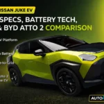 2027 Nissan Juke EV electric SUV design front view with futuristic styling