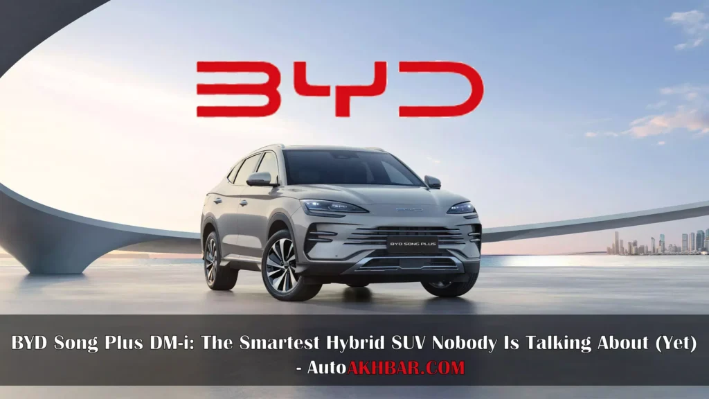 BYD Song Plus DM-i 2025 hybrid SUV front view with modern design and LED lights