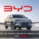 BYD Song Plus DM-i 2025 hybrid SUV front view with modern design and LED lights